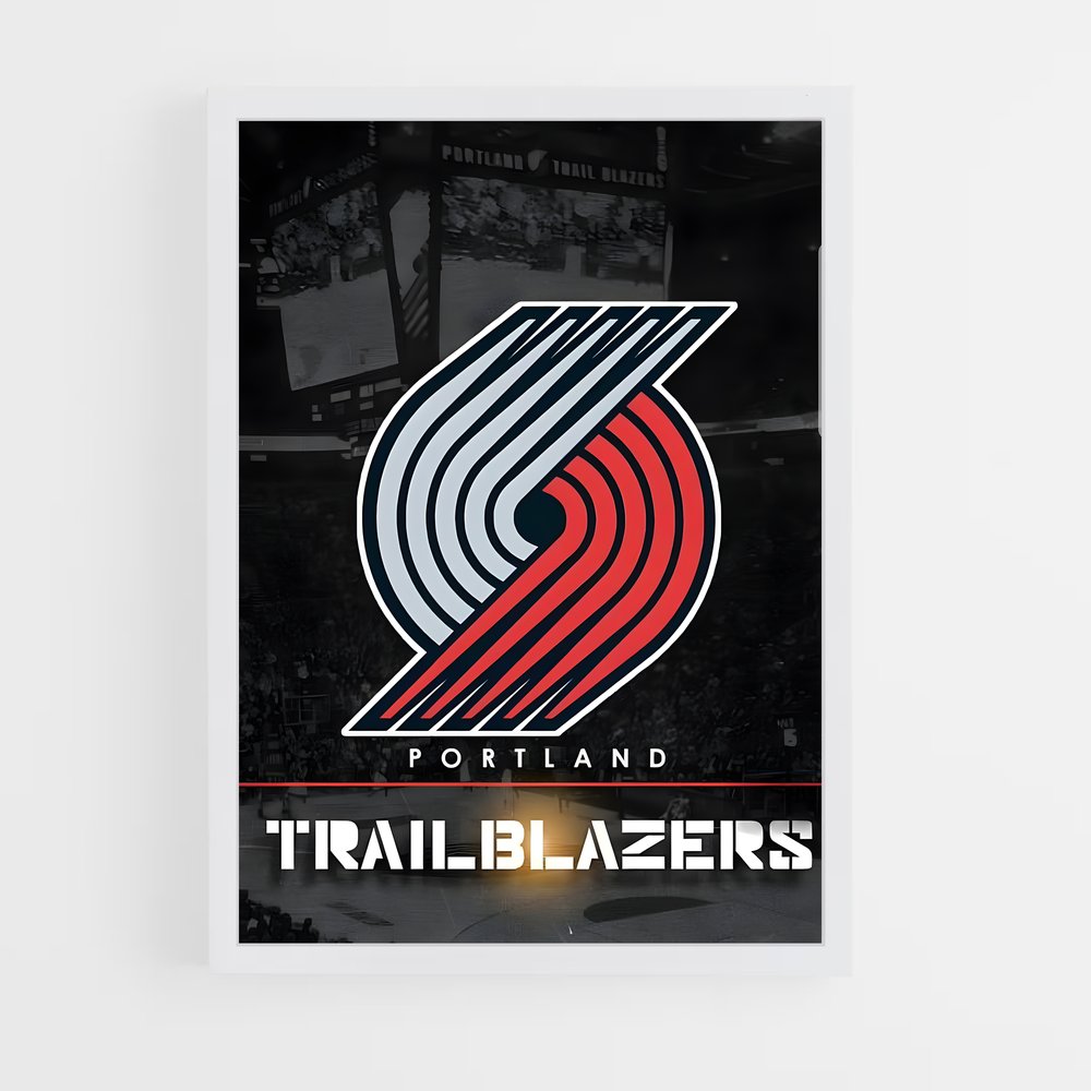 Poster Portland trail blazers – affiche Basketball (vue 3)
